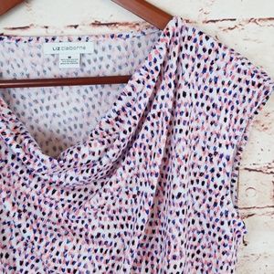 🎁Liz Claiborne Medium Multi-Colored Print Top